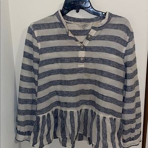 Lucky Brand Striped Blouse